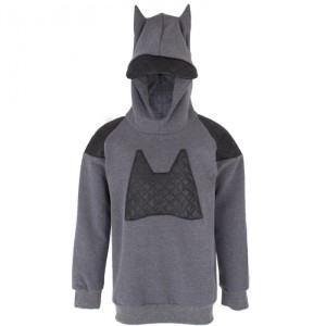 Bang Bang Copenhagen Boys Bat Quilt Hooded Sweatshirt 70 USD
